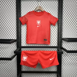 Poland 2024-25 Euro Away Kids Kit