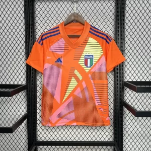 Italy 2024-25 Euro Goalkeeper Uniform Jersey Fan Version