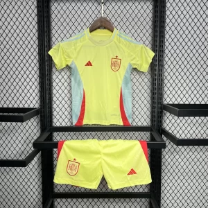 Spain 2024-25 Euro Away Kids Kit