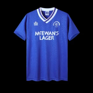 Rangers 1990-92 Home Retro Jersey
