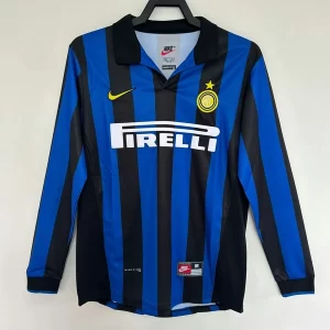 Inter Milan 1998-99 Home Long Sleeve Retro Jersey