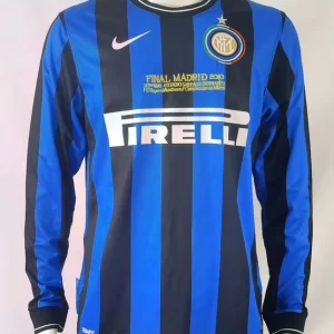 Inter Milan 2009-10 Home Long Sleeve Retro Jersey