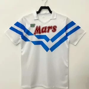 Napoli 1987-88 Home White Retro Jersey