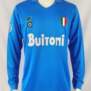 Napoli 1987-88 Home Long Sleeve Retro Jersey