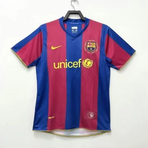 Barcelona 2007-08 Home Retro Jersey