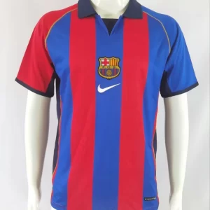Barcelona 2000-01 Home Retro Jersey