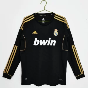 Real Madrid 2011-12 Away Long Sleeve Retro Jersey