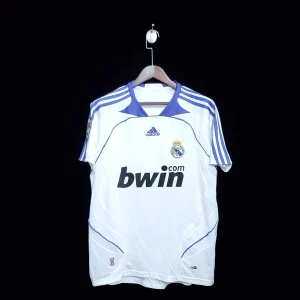 Real Madrid 2007-08 Home Retro Jersey