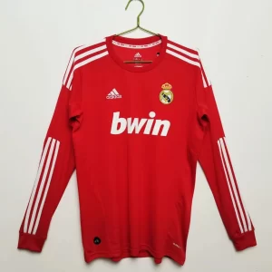 Real Madrid 2011-12 Second Away Long Sleeve Retro Jersey