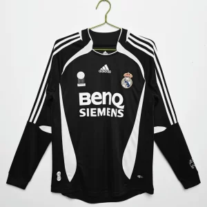 Real Madrid 2006-07 Second Away Long Sleeve Retro Jersey