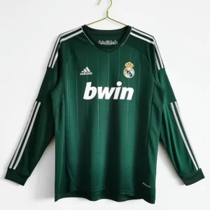 Real Madrid 2012-13 Second Away Long Sleeve Retro Jersey