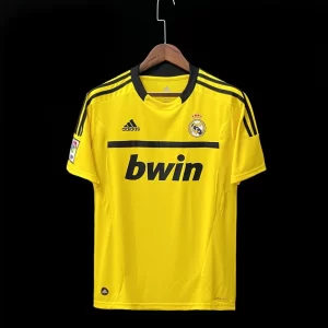 Real Madrid 2011-12 Goalkeeper Yellow Retro Jersey