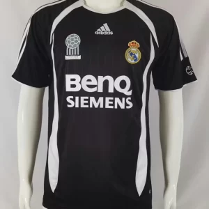Real Madrid 2006-07 Black Retro Jersey