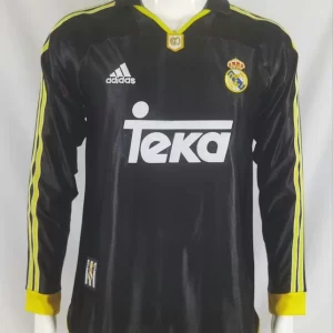 Real Madrid 1999-01 Away Long Sleeve Retro Jersey