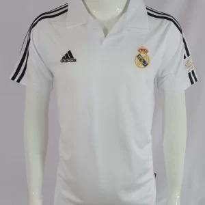 Real Madrid 2001-02 Home Champions League Retro Jersey