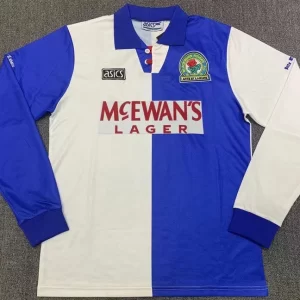 Blackburn 1994-95 Home Long Sleeve Retro Jersey
