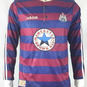Newcastle 1995-96 Away Long Sleeve Retro Jersey