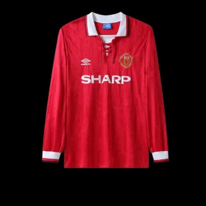 Manchester United 1992-94 Long Sleeve Home Retro Jersey