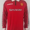 Manchester United 1998-00 Home Long Sleeve Retro Jersey