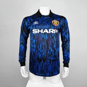 Manchester United 1992-93 Away Long Sleeve Retro Jersey