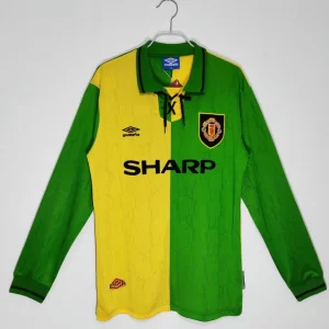 Manchester United 1992-94 Second Away Long Sleeve Retro Jersey