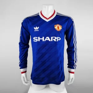 Manchester United 1986-88 Second Away Long Sleeve Retro Jersey