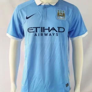 Manchester City 2015-16 Home Retro Jersey