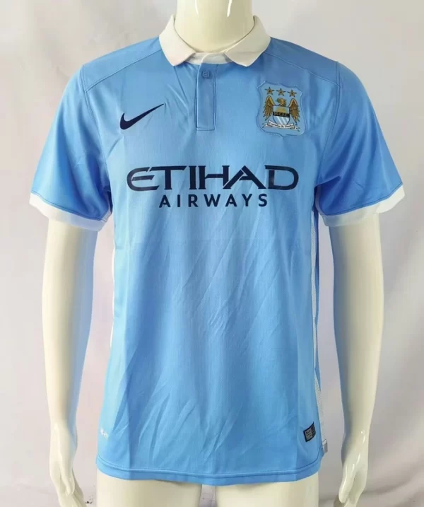 Manchester City 2015-16 Home Retro Jersey