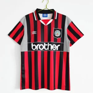 Manchester City 1994-96 Away Retro Jersey