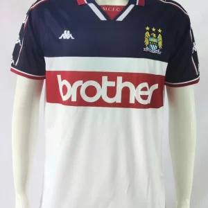 Manchester City 1997-99 Away Retro Jersey