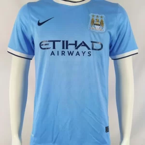 Manchester City 2013-14 Home Retro Jersey