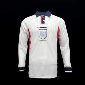 England 1998-99 Long Sleeve Home Retro Jersey