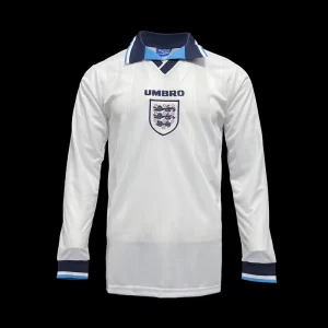 England 1996-97 Long Sleeve Home Retro Jersey