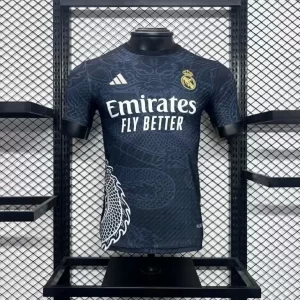 Real Madrid 2024-25 Dark Blue Dragon Special Edition Jersey Player Version