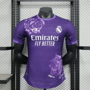 Real Madrid 2024-25 Y-3 Purple Special Edition Jersey Player Version