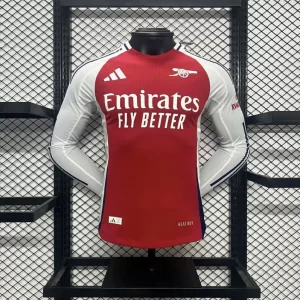 Arsenal 2024-25 Home Long Sleeves Jersey Player Version