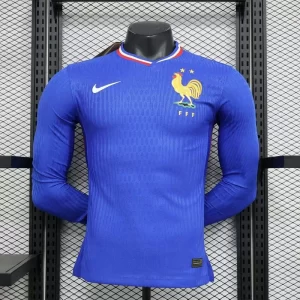 France 2024-25 Home Long Sleeve Jersey Player Version