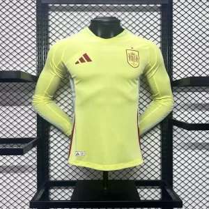 Spain 2024-25 Away Long Sleeve Jersey Player Version