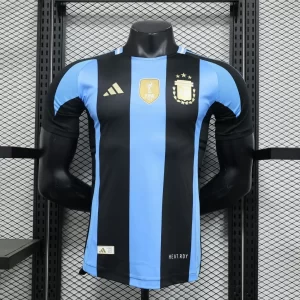 Argentina 2024-25 Classic Black and Blue Stripes Special Edition Jersey Player Version