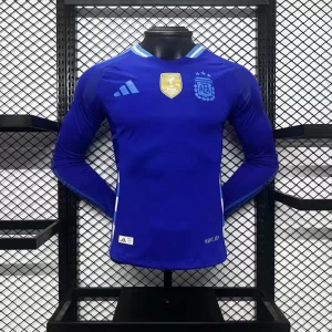 Argentina 2024-25 Away Long Sleeves Jersey Player Version