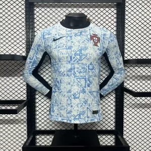 Portugal 2024-25 Away Long Sleeve Jersey Player Version