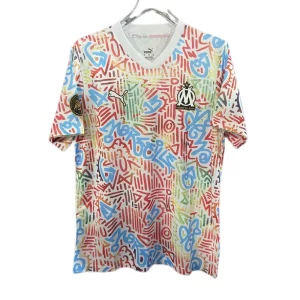 Marseille 2024-25 Africa Jersey White Jersey Fan Version