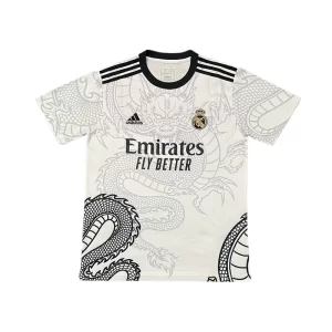 Real Madrid 2024-25 White Dragon Special Edition Jersey Fan Version