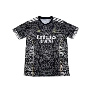 Real Madrid 2024-25 Black Patterned Special Edition Jersey Fan Version
