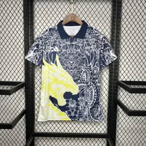 Real Madrid 2024-25 Black Gold Dragon Special Edition Jersey Fan Version
