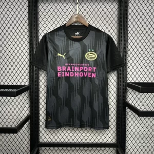 PSV Eindhoven 2024-25 Pre-match Training Black Jersey Fan Version