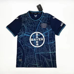 Bayer 04 Leverkusen 2024-25 Blue Jersey Fan Version