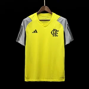 Flamengo 2024-25 Yellow Training Jersey Fan Version