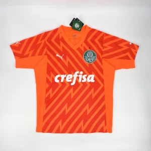 Palmeiras 2024-25 Orange Goalkeeper Jersey Fan Version