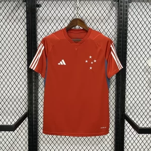 Cruzeiro 2024-25 Red Training Jersey Fan Version
